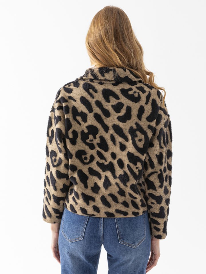Leopar Desenli Ceket