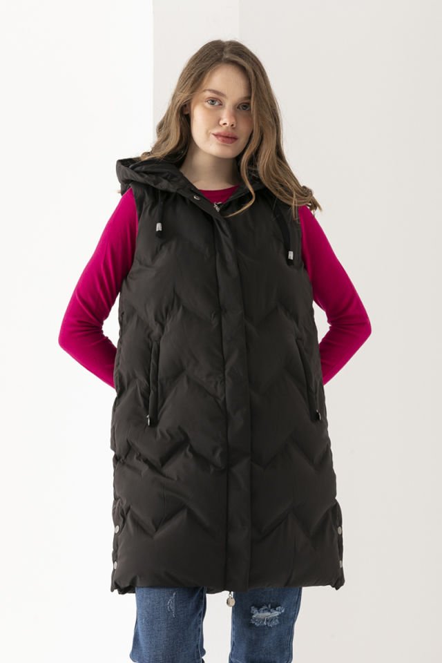 Kapişonlu İthal Anorak Yelek