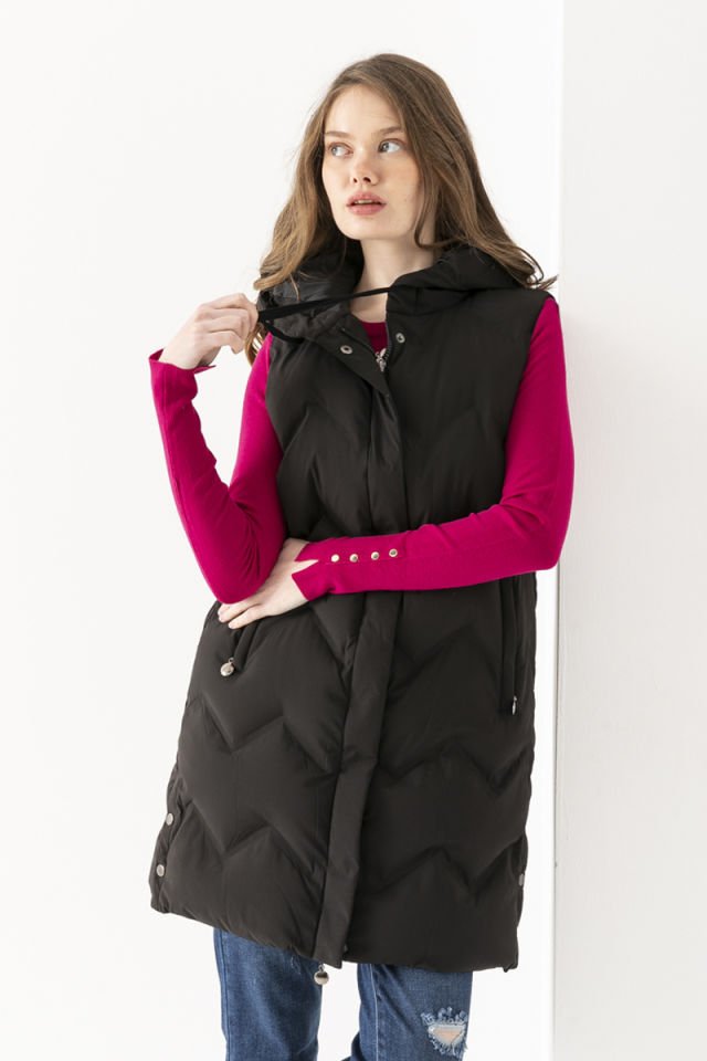 Kapişonlu İthal Anorak Yelek