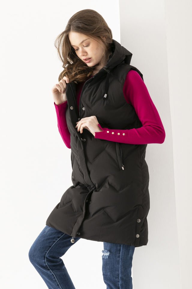 Kapişonlu İthal Anorak Yelek